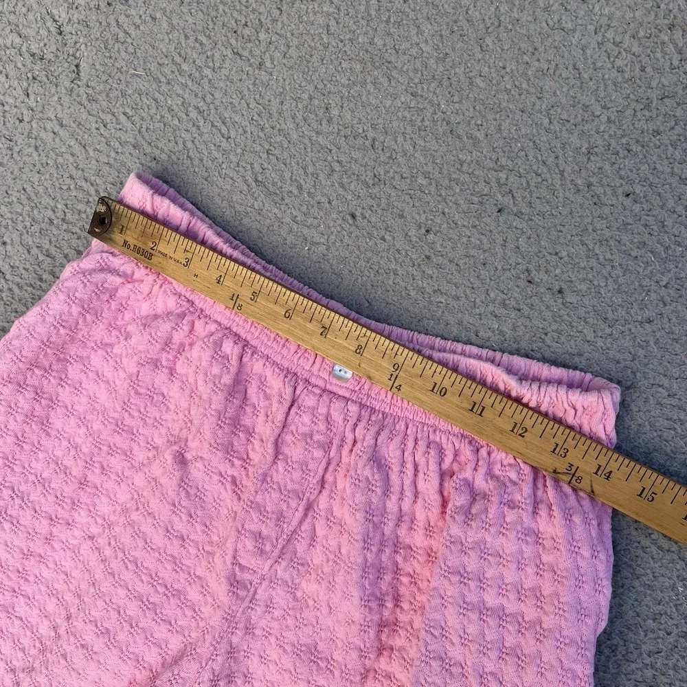 Vintage Time Square Sportswear Pink Shorts Y2K Textured Womens Large - Picture 9 of 9